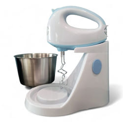 No Brand - Mixer con fruste e ciotola in acciaio inox 150 Watt con 5 impostazioni di velocità