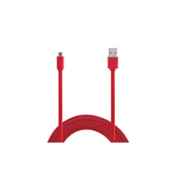 Aiino AICMCRUSBFT-RD cavo USB 1,5 m Micro-USB B USB A Rosso