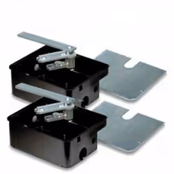 Came Kit Frog CFN 2 Casse di fondazione FROG Interrare motore Acciaio leva aggancio sblocco staffa fissaggio cancello vite re ...