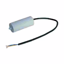 Condensatore F 9 microfarad con cavi e codolo - 119RIR293
