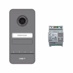 Kit videocitofono base BPT 8K40CF-028 Sistema X1 Il kit è composto da: - Posto esterno monolitico LHS V/01 Espandibile fino a ...