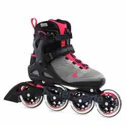 Rollerblade Macroblade 90 W, Adulti, Femmina, Nero, Grigio, Rosa, Monocromatico, Stivale alto, Nero, Rosa, Translucent