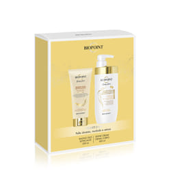 Biopoint Kit Natale 2024 Crema Divine Cream 400ml + Bagno Olio Setificante 200ml