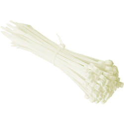 STI - Fascette Nylon 100pz 100mm x 2.5mm Bianche Cablaggio Stringicavo Fermacavo Giardino garage officina casa auto ufficio