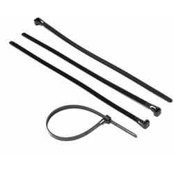 Fascette Nylon Riutilizzabili 100pz 450mm x 7.5mm Nere Cablaggio Stringicavo Fermacavo Giardino garage officina casa auto ufficio - STI