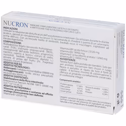 Nucron Prodotto Veterinario per Diarrea 30 Compresse