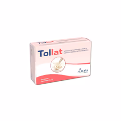Tollat è un integratore base di fermenti lattici probiotici che favorisce la corretta digestione del lattosio.