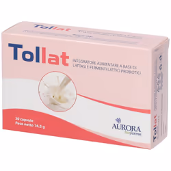 Tollat Integratore per Digestione del Lattosio 30 Capsule