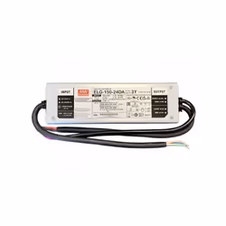 Alimentatore LED da 150W con uscita a 24V 6.25A, ideale per applicazioni professionali grazie alla modalità di funzionamento ...