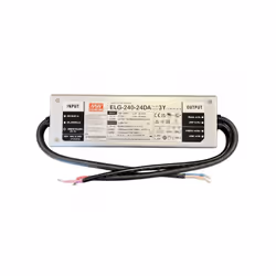Alimentatore LED da 240W con uscita a 24V 10A, perfetto per applicazioni professionali grazie al funzionamento a Tensione Cos ...