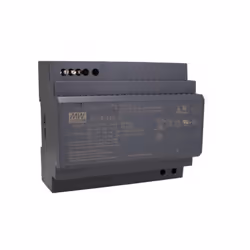 Alimentatore switching da 150W con uscita a 12V 12.5A, ideale per installazione su guida DIN in quadri elettrici e macchinari ...