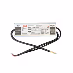 Alimentatore LED da 150W con uscita a 24V 6.3A, ideale per applicazioni professionali di illuminazione e impianti industriali ...