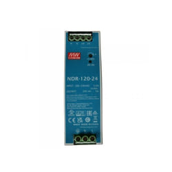 Mean Well - mw NDR-120-24 Trasformatore Rotaia Industriale 24V 120W 5A Barra Guida din Rail Power Supply Input 220V 110V
