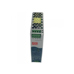Mean Well - mw SDR-75-24 Alimentatore din rail 120W 24V 3,2A Per Automazione Industriale Input 220V 110V