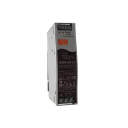 Mean Well - mw WDR-60-24 Alimentatore Slim din Rail 60W 24V 2,5A Input 180-550V