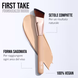 Mulac Cosmetics First Take Brush - Pennello Foundcealer - Vista aggiuntiva 2