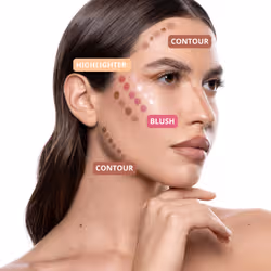 Mulac Cosmetics 3DVERSE Blush Liquido Luminoso 22 Bitcrush - Vista aggiuntiva 6