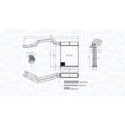 Scambiatore calore MAGNETI MARELLI 350218453000