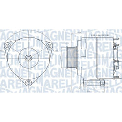 Generatore di corrente rotante MAGNETI MARELLI 063731593010