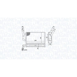 Scambiatore calore MAGNETI MARELLI 350218450000