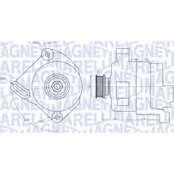 Alternatore-corrente carica [a]: 70. Indice: 063731886010. Numero del Produttore: 063731886010. Produttore: MAGNETI MARELLI.  ...