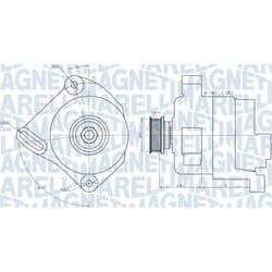 Generatore di corrente rotante MAGNETI MARELLI 063731886010
