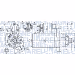 Motorino di avviamento MAGNETI MARELLI 063721378010