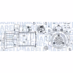 Motorino di avviamento MAGNETI MARELLI 063721491010