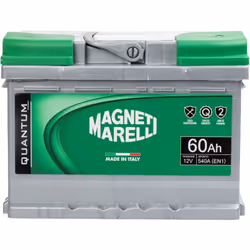 MAGNETI MARELLI QUANTUM ENERGY Magneti Marelli Batteria per auto 60AH 12V 540A EN1 per cassetta L2B
