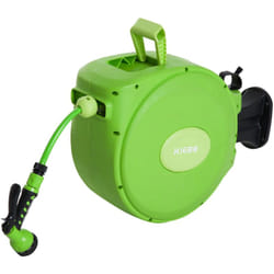 Outsunny - Avvolgitubo Automatico a Muro e Portatile