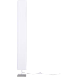 Homcom - Lampada da Terra Moderna per Salotto in Tessuto Bianco