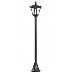 Outsunny - Lampione da Giardino led Energia Solare Lampada da Esterno