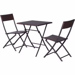 Descrizione: Set mobili da giardino realizzato in polyrattan, stabile e resistente agli agenti atmosferici nonostante il suo ...
