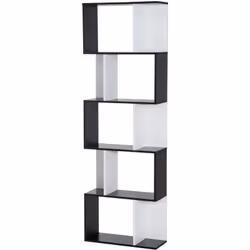 Descrizione: Scopri il mix di praticità e stile del nostro mobile libreria HOMCOM moderno a 5 ripiani per i tuoi spazi. La st ...