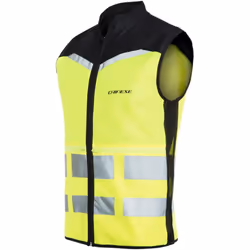 Dainese Explorer Packable High Vis Gilet, nero-giallo, dimensione L per uomo