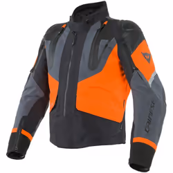 Dainese Sport Master Gore-Tex Giacca tessile motociclistica, nero-grigio-arancione, dimensione 50 per uomo