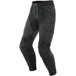 Dainese Pony 3 Pantaloni in pelle di moto perforati, nero, dimensione 56 per uomo
