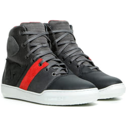 Dainese York Air Signore Moto Scarpe, nero-rosso, dimensione 37 per donne