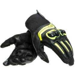 Dainese Mig 3 Unisex Guanti Moto, nero-giallo, dimensione L per uomo