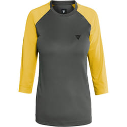 Dainese High Gravity Bondi Maglia per la bicicletta da donna, grigio-giallo, dimensione S per donne
