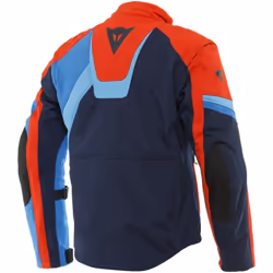Dainese Ranch Tex Giacca tessile moto, rosso-blu, dimensione 46 per uomo