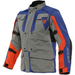 Dainese Alligator Tex Giacca tessile moto, grigio-blu, dimensione 48 per uomo