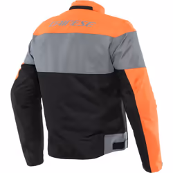 Dainese Elettrica Air Tex Giacca tessile moto, nero-arancione, dimensione 48 per uomo