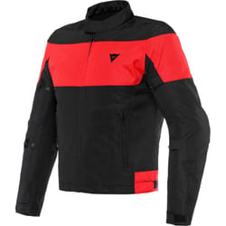 Dainese Elettrica Air Tex Giacca tessile moto, nero-rosso, dimensione 48 per uomo