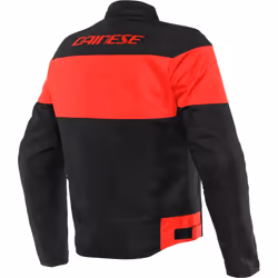 Dainese Elettrica Air Tex Giacca tessile moto, nero-rosso, dimensione 48 per uomo
