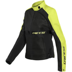 Dainese Ribelle Air Tex Giacca tessile moto da donna, nero-giallo, dimensione 40 per donne