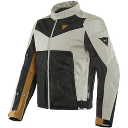 Dainese Sauris 2 D-Dry Giacca tessile moto, nero-marrone, dimensione 46 per uomo