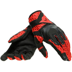 Dainese Air-Maze Guanti da moto Unisex, nero-rosso, dimensione XL per uomo