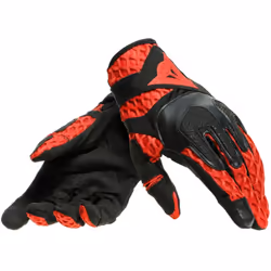 Dainese Air-Maze Guanti da moto Unisex, nero-rosso, dimensione 3XL per uomo