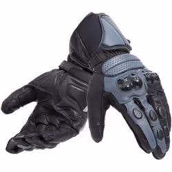 Dainese Impeto D-Dry guanti moto impermeabili, nero-grigio, dimensione XS per uomo